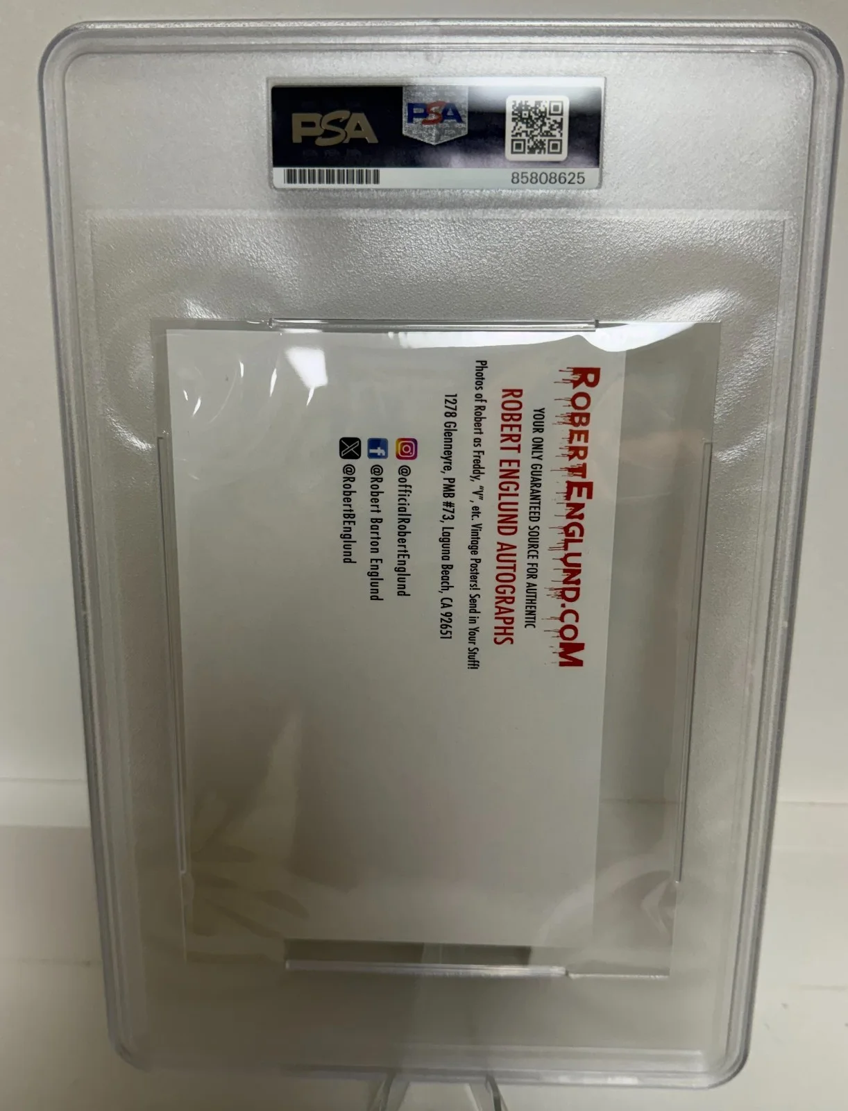 Robert Englund — ROBERT ENGLUND Signed AUTO Photo FREDDY KRUEGER PSA DNA Certified Nightmare Elm