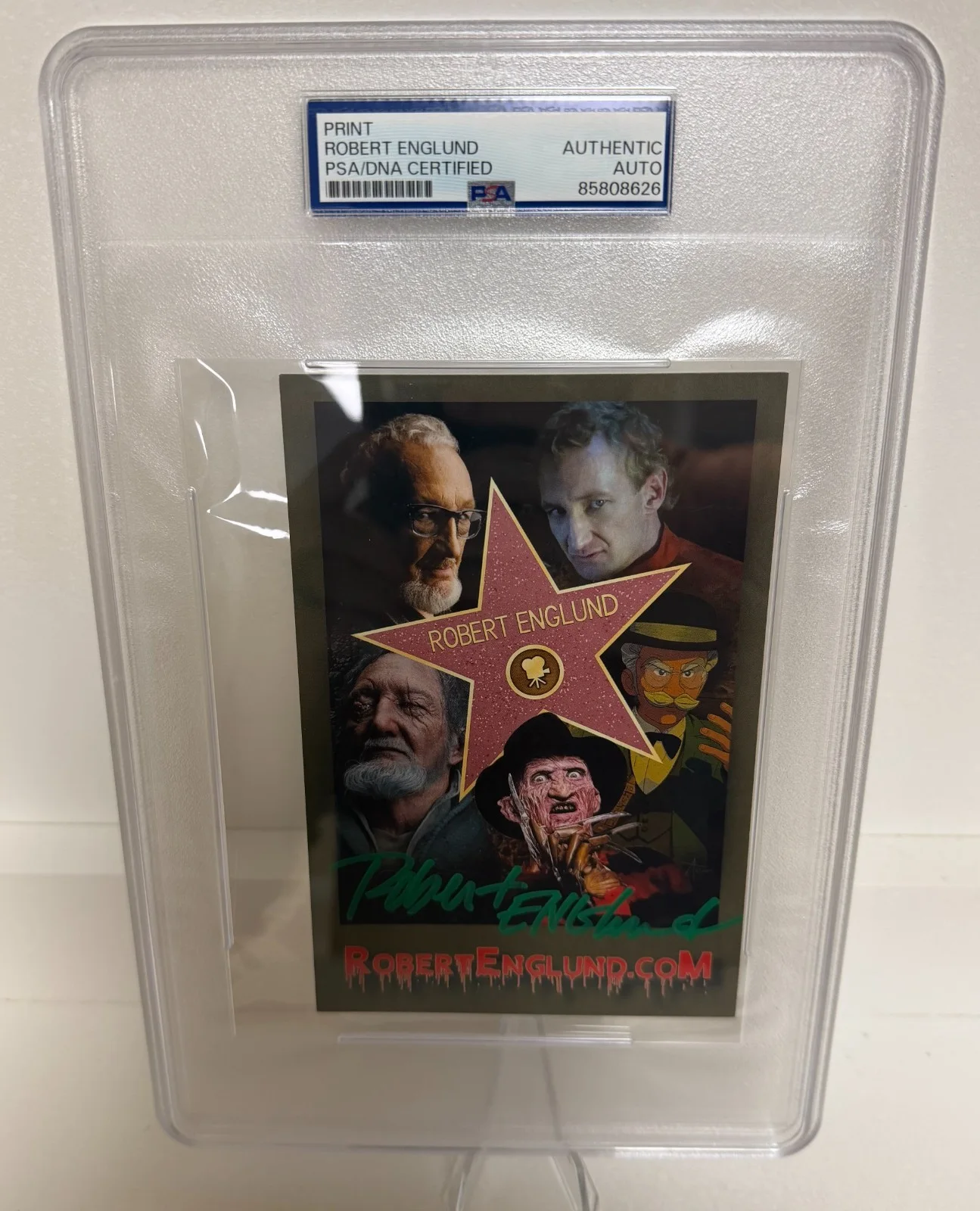 Robert Englund — ROBERT ENGLUND Signed AUTO Photo FREDDY KRUEGER PSA DNA Certified Nightmare Elm