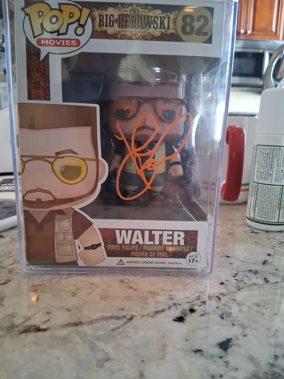 John Goodman — John Goodman Signed Autograph The Big Lebowski Funko Pop JSA, image 2