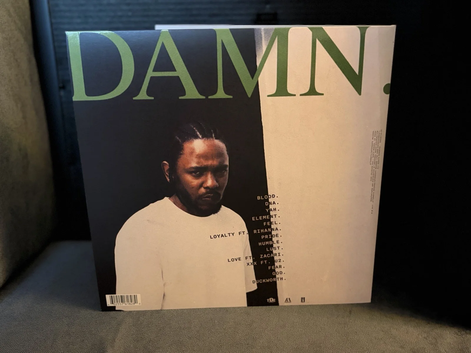 DAMN. Signed Red Vinyl 2xLP from Kendrick Lamar 2017 (preowned but never played), image 5