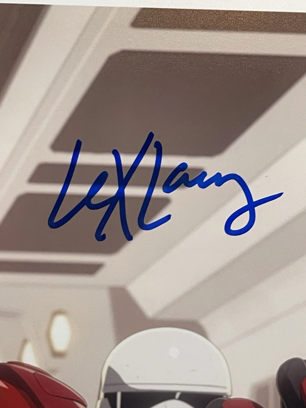 Lex Lang — Lex Lang Signed 8X10 Photo STAR WARS Resistance Offical Pix SWC Anaheim, image 2