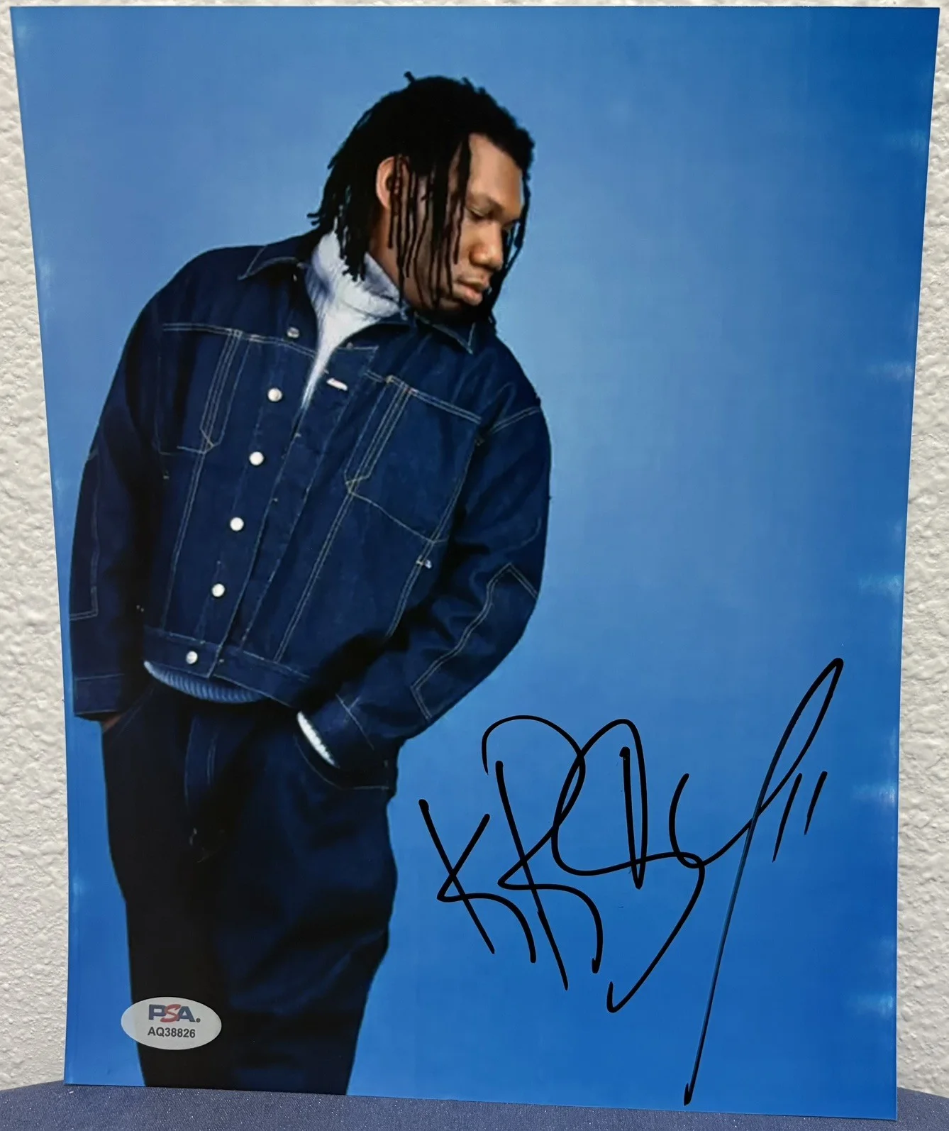 KRS-One — KRS-One Signed 8x10 Photo PSA Authenticated Music Rapper New York