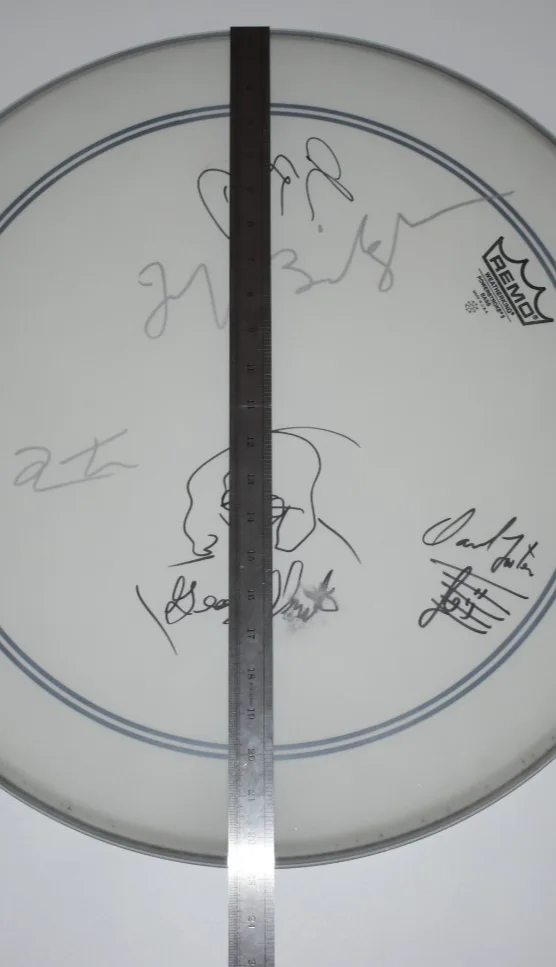 Remo Signed Drumhead 5 Autos PSA Sandler Tarantino Bridges Foster Clinton Rare, изображение 4