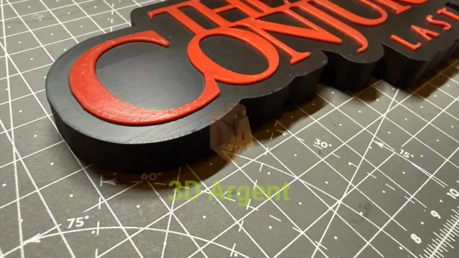 The Conjuring Last Rites Logo Sign Stand, 3D Printed Multi Colour Horror Display, image 2