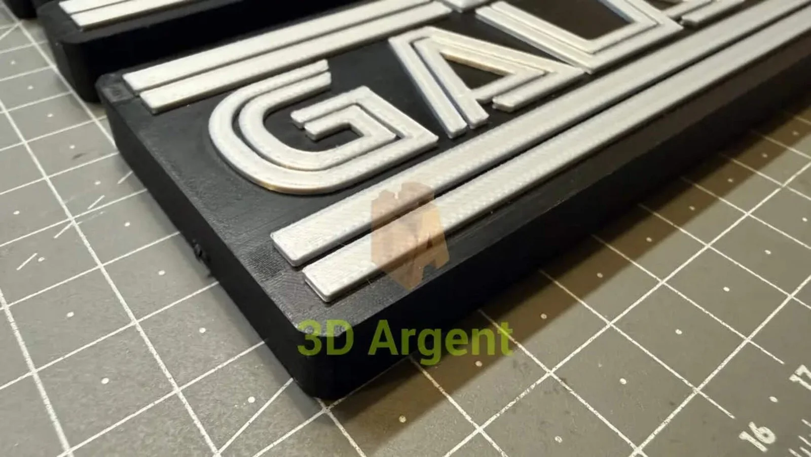 Battlestar Galactica Logo Sign Stand, 3D Printed Multi Colour Sci-Fi Display Dec, image 2