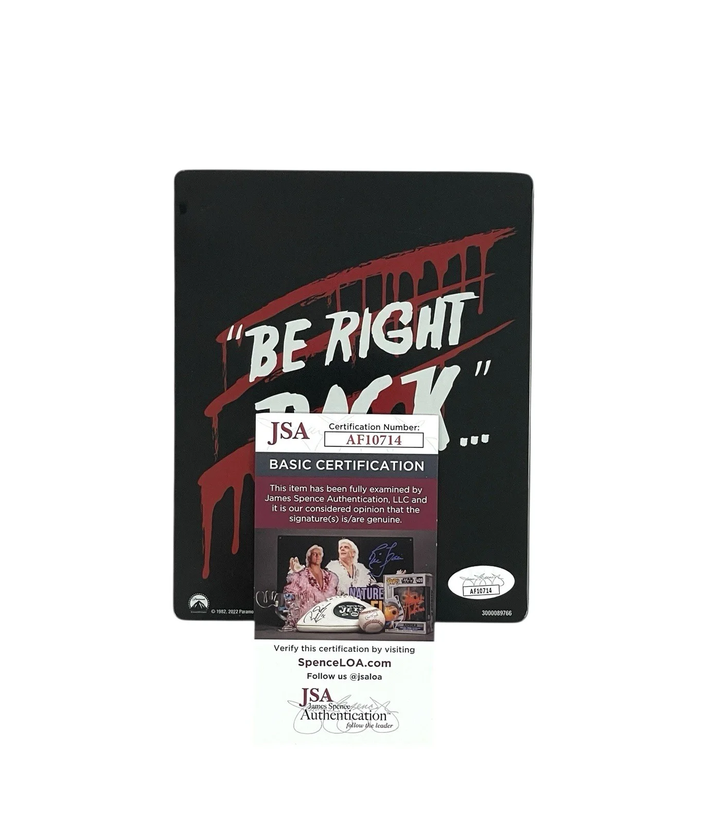 Mike DeLuna — Friday the 13th Part 3 Cast Signed Steelbook Blu-ray Jason Voorhees Autographed, изображение 3