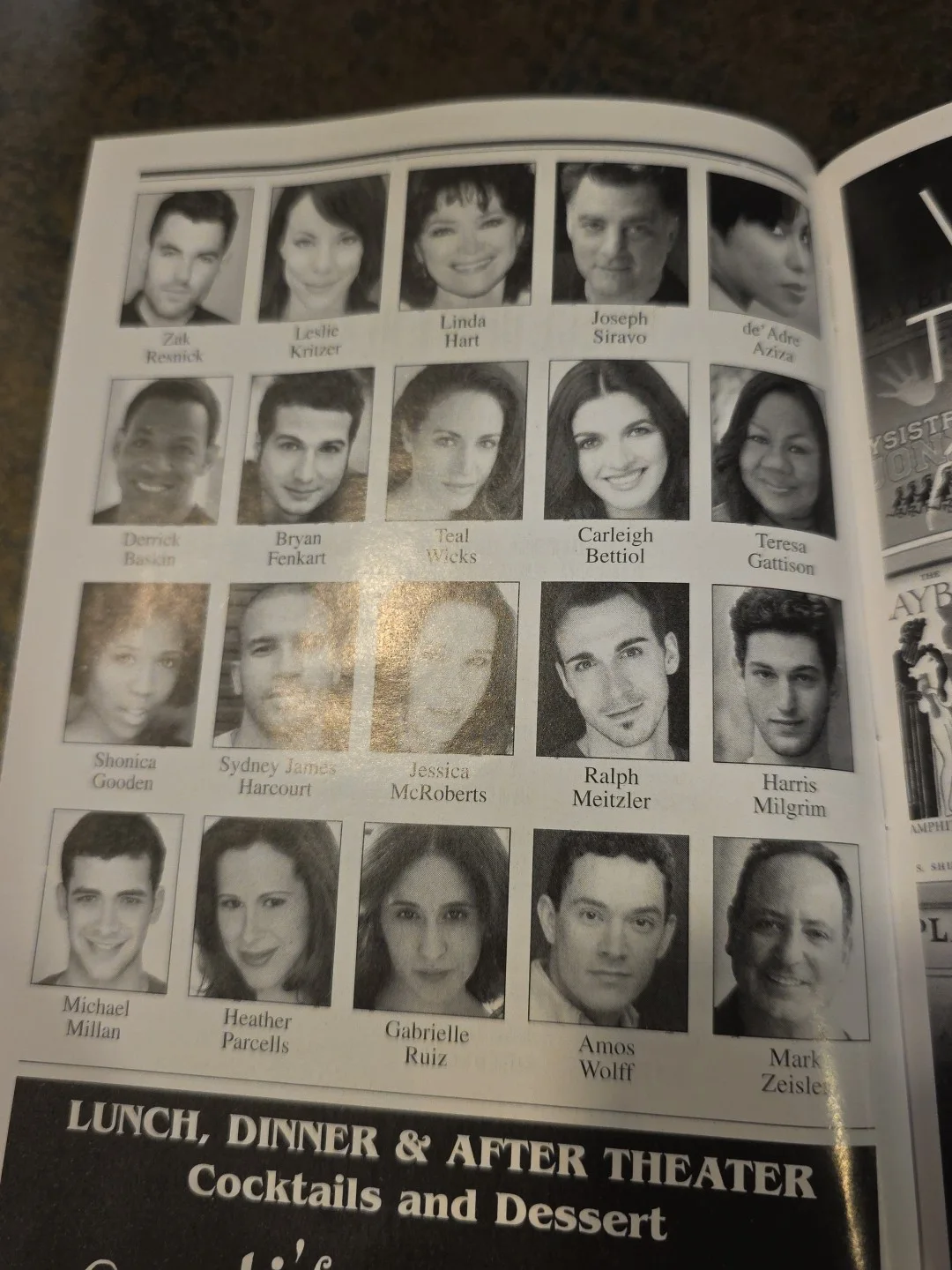 Cast — Piece of My Heart The Bert Berns Story Autographed Cast Playbill - August 2014, изображение 4