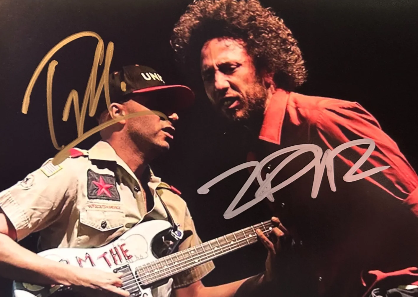 RAGE AGAINST THE MACHINE (x2) Singed 8x10" Authentic Autographs w/COA, image 5