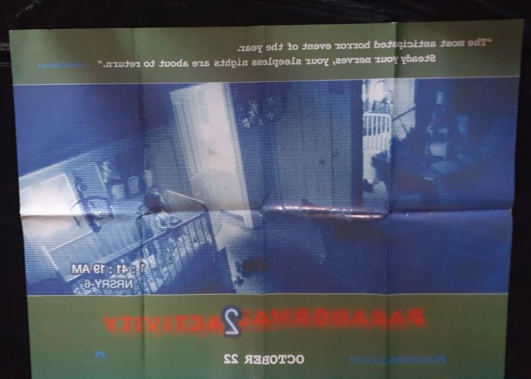 Paranormal Activity 2 (2010) Original DS UK Quad Movie Poster 40x30 Sprague Gray, изображение 2