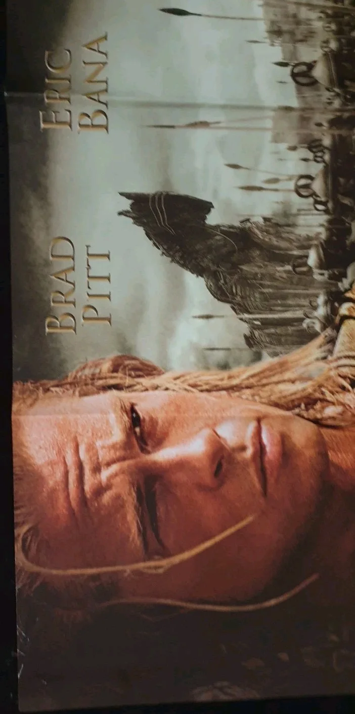Troy (2004) Original DS UK Quad Movie Poster 40x30 Brad Pitt Eric Bana, изображение 4