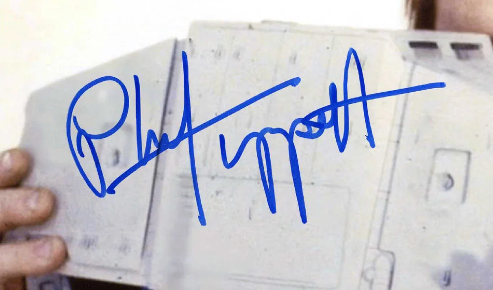 PHIL TIPPETT SIGNED AUTOGRAPHED 11x14 PHOTO ILM AT-AT STAR WARS RARE BECKETT BAS, изображение 2