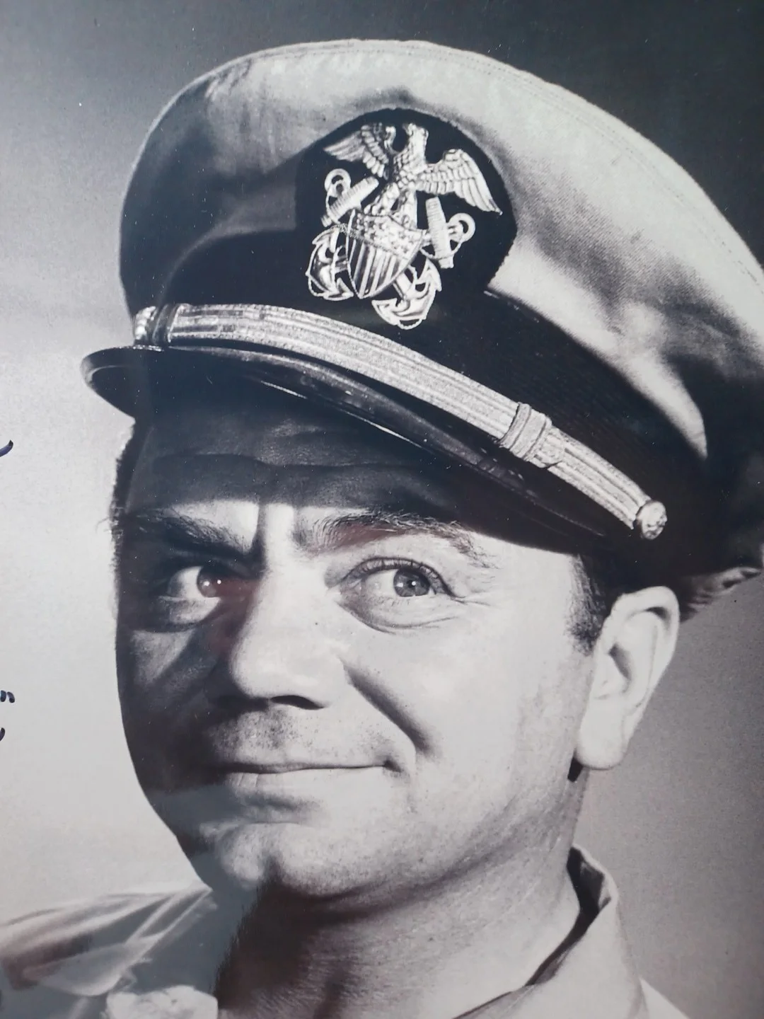 Ernest Borgnine Hand Signed 11" x 14" Photo McHale's Navy RRGS2, image 3