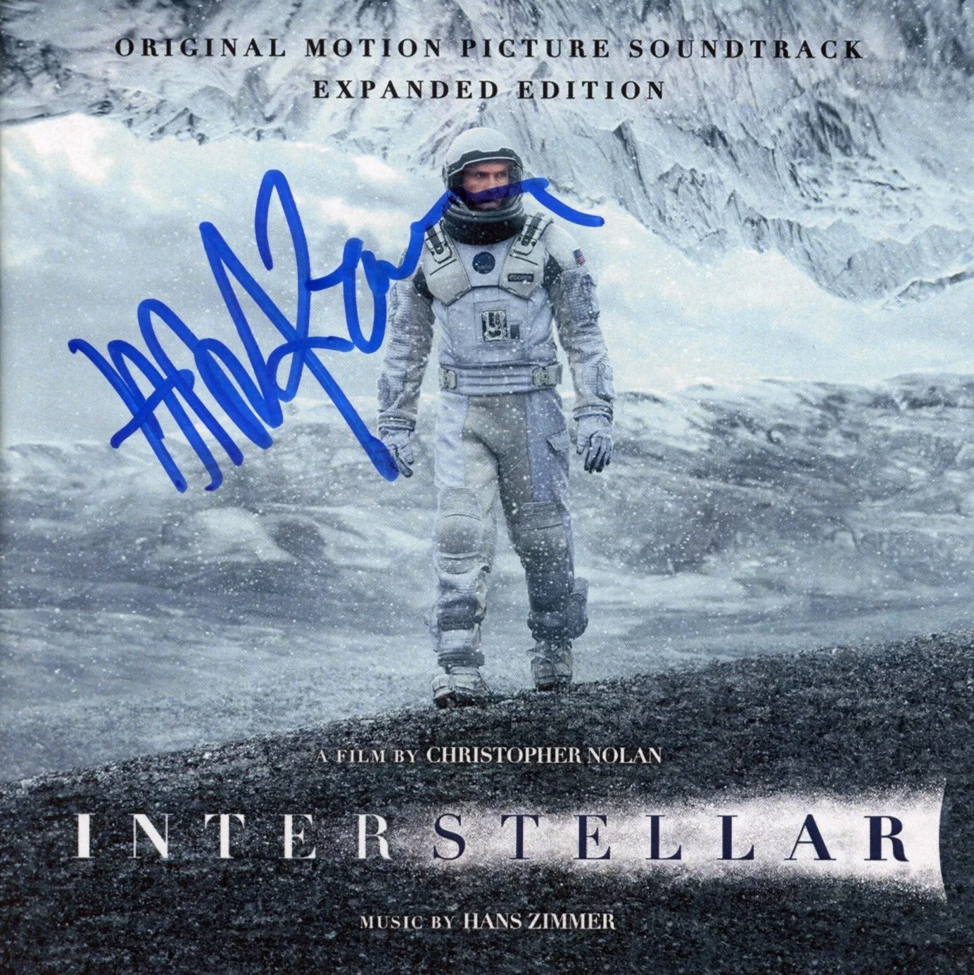 HANS ZIMMER SIGNED INTERSTELLAR FRAMED CD w/EXACT VIDEO PROOF & AUTOGRAPH COA, image 3