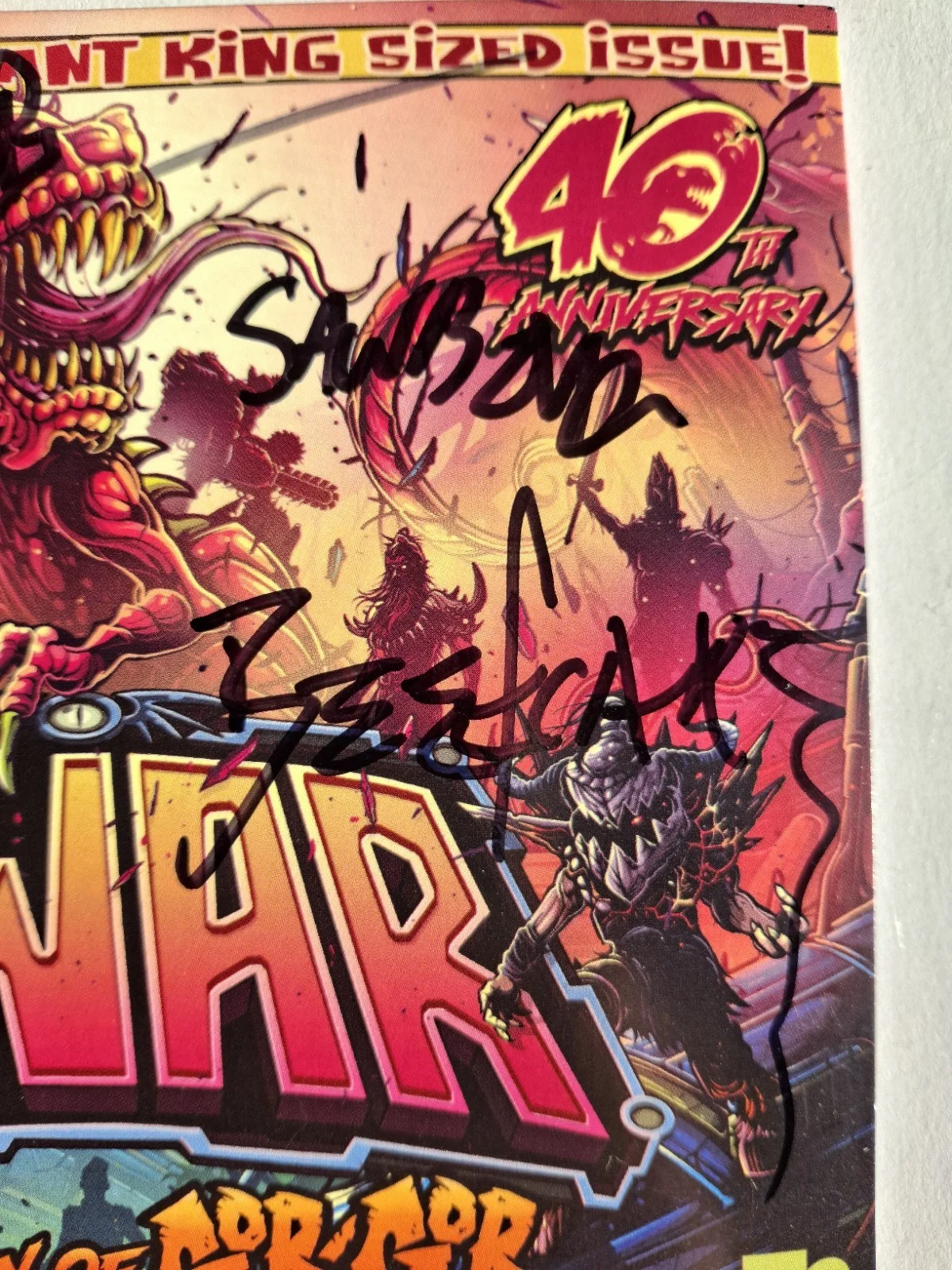 GWAR The Return of Gor Gor CD • SIGNED 3x by Blothar, Beefcake and Sawbone 🔥, image 3