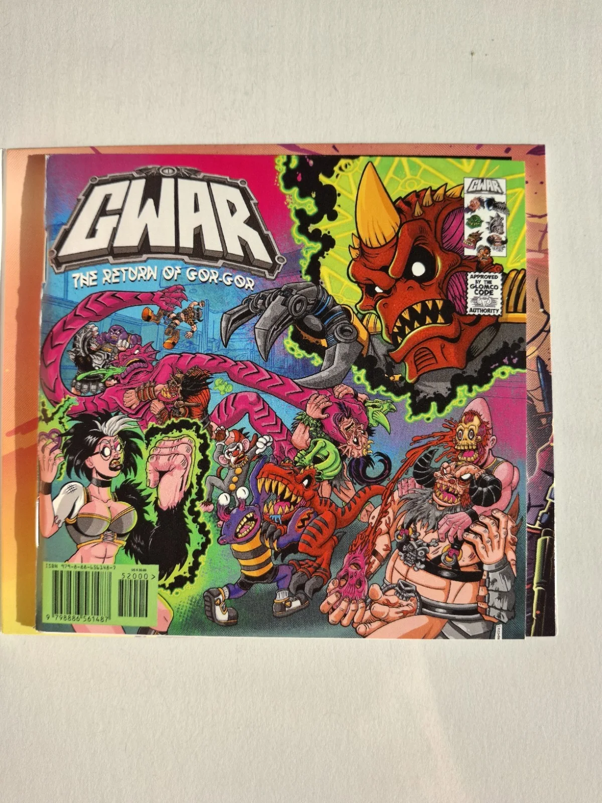 GWAR The Return of Gor Gor CD • SIGNED 3x by Blothar, Beefcake and Sawbone 🔥, image 4