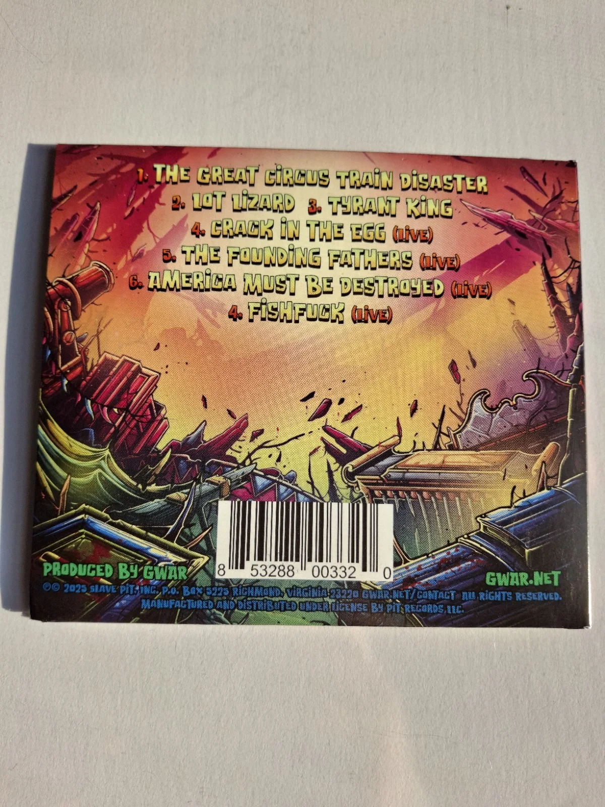 GWAR The Return of Gor Gor CD • SIGNED 3x by Blothar, Beefcake and Sawbone 🔥, image 5