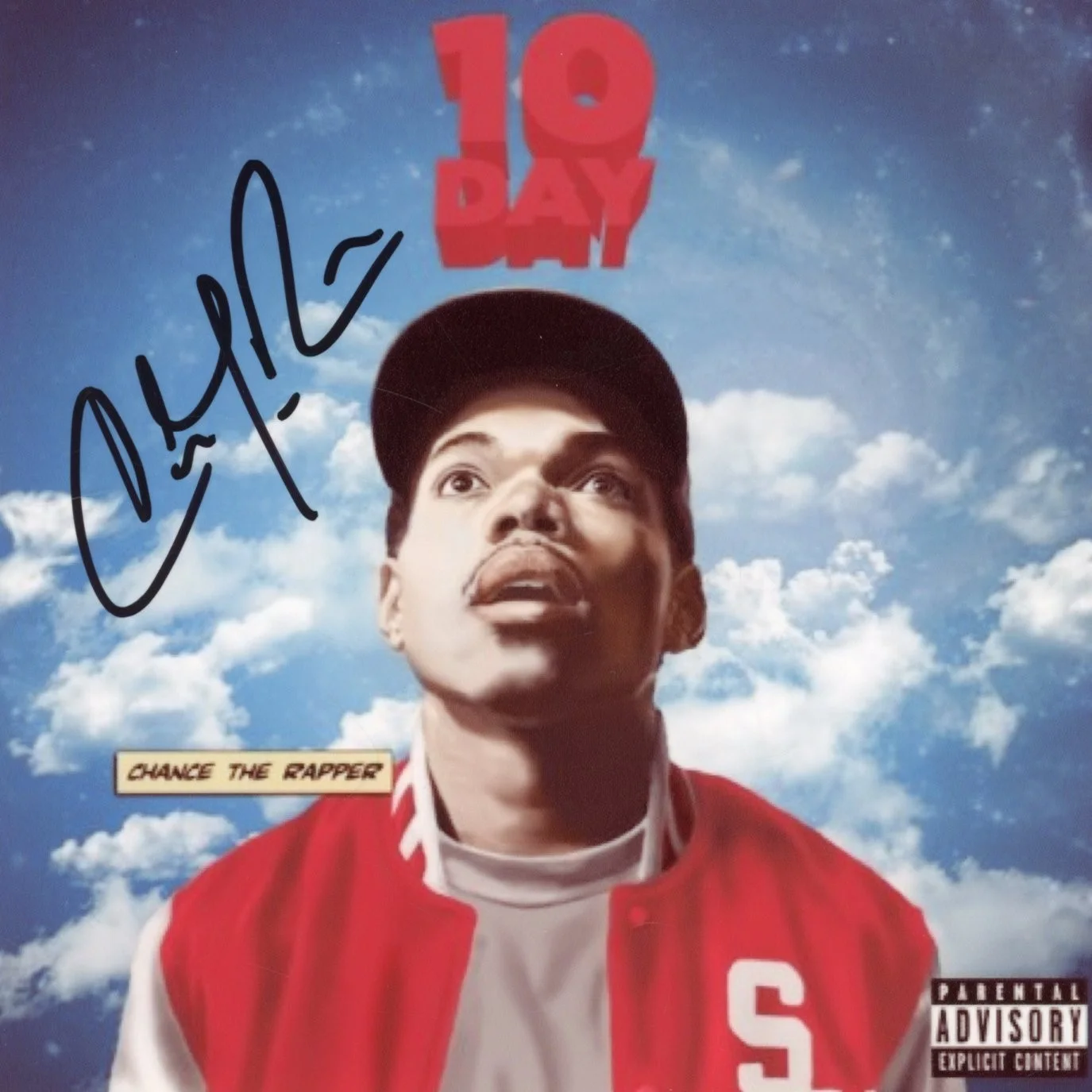 CHANCE THE RAPPER SIGNED 10 DAY FRAMED & MATTED CD w/EXACT PROOF & AUTOGRAPH COA, image 3