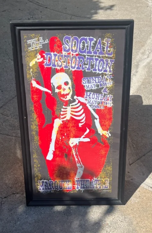 Social Distortion Lindsey Kuhn / SWAMP | Signed & Numbered 93/257 | Framed, изображение 2