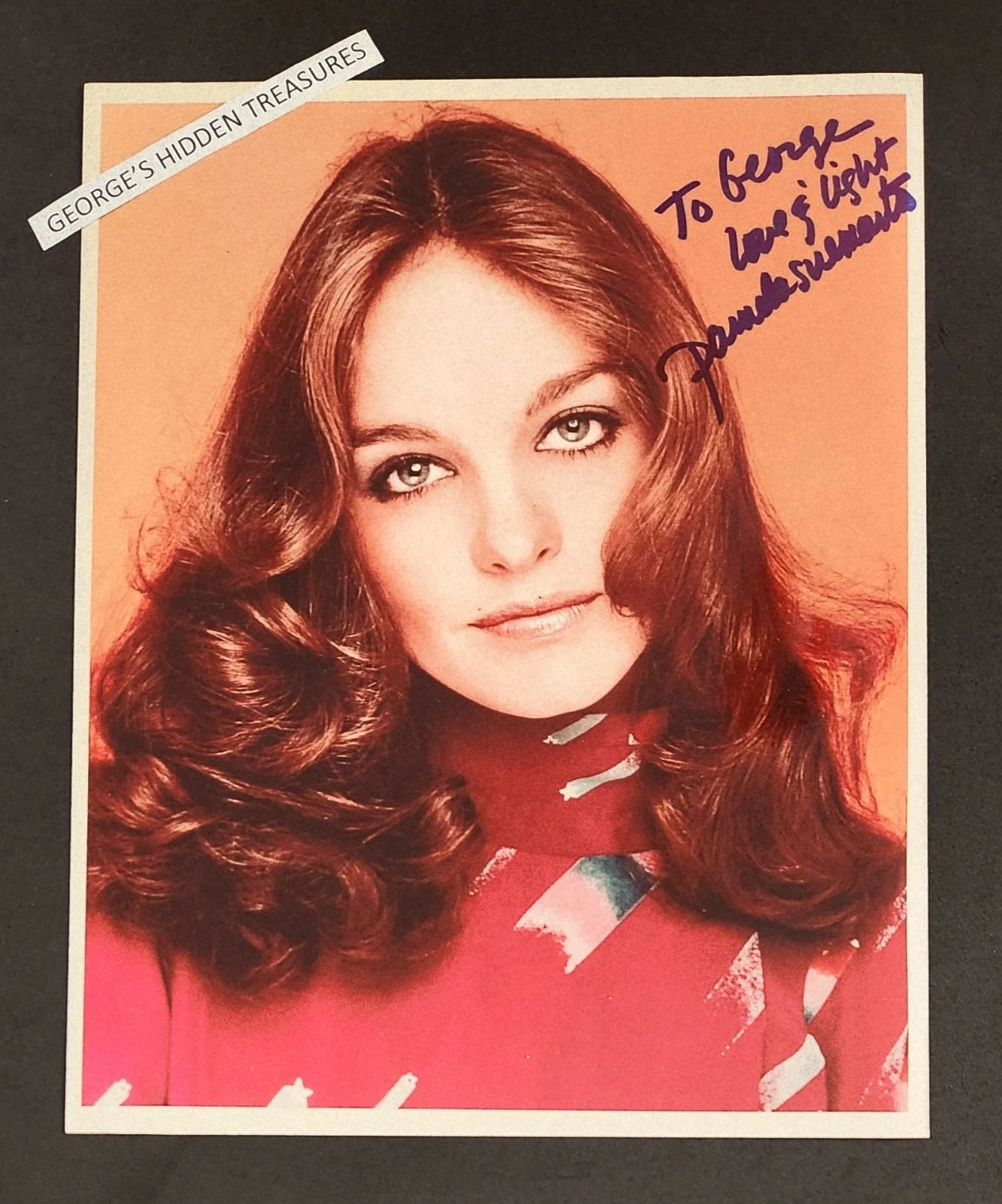 PAMELA SUE MARTIN — PAMELA SUE MARTIN signed IN PERSON 8x10 DYNASTY, NANCY DREW MYSTERIES