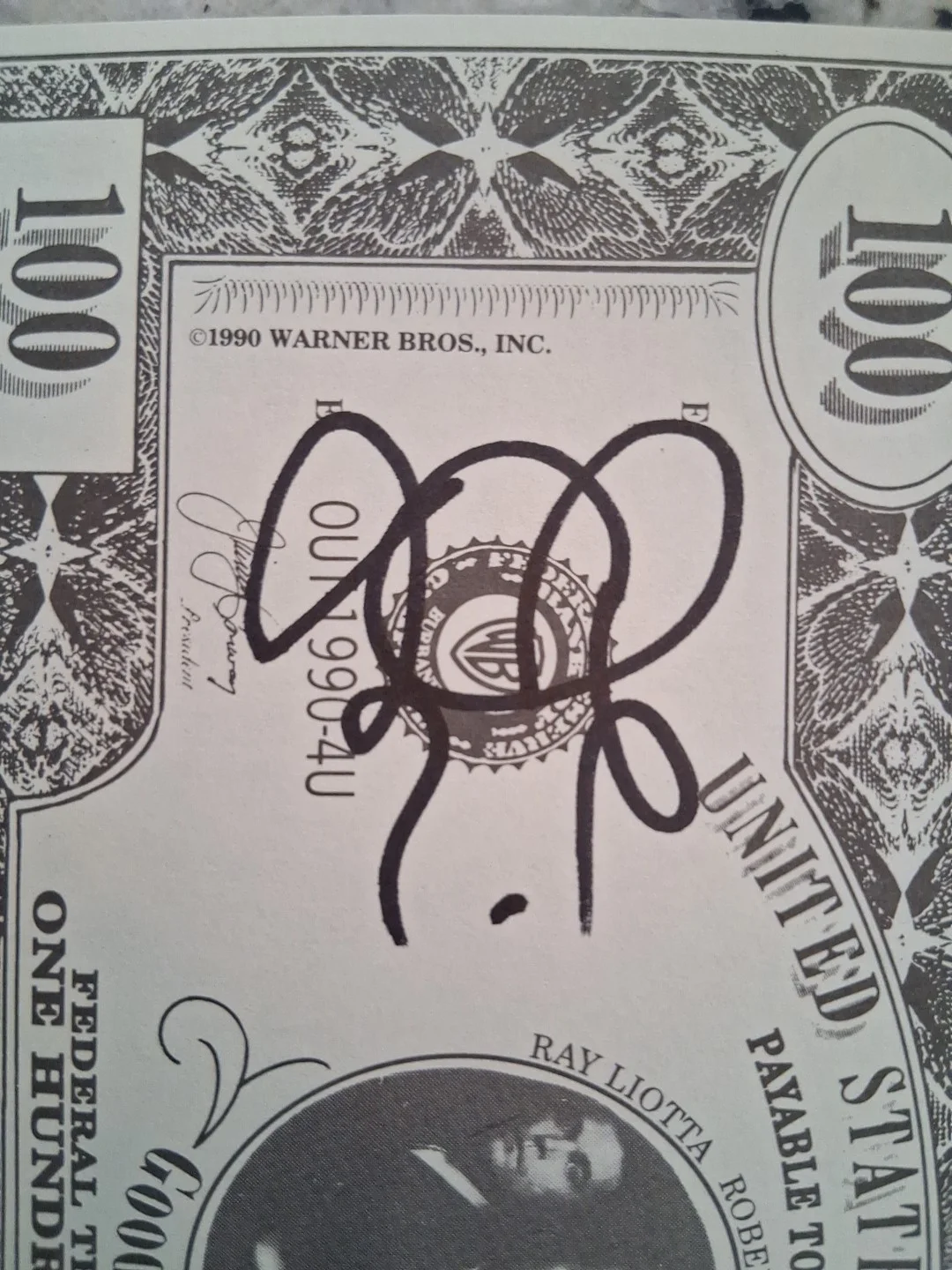 Joe Pesci — Joe Pesci 100 Dollar Bill Authenticated, image 5