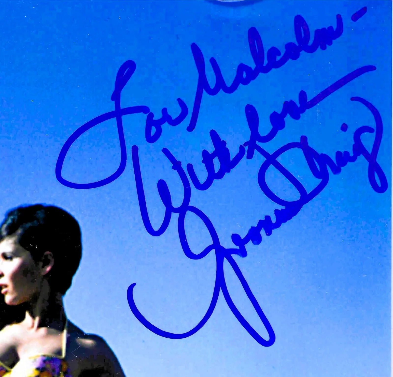 YVONNE CRAIG — YVONNE CRAIG signed 8x10 with COA ... BATGIRL, STAR TREK, Elvis movies, изображение 2