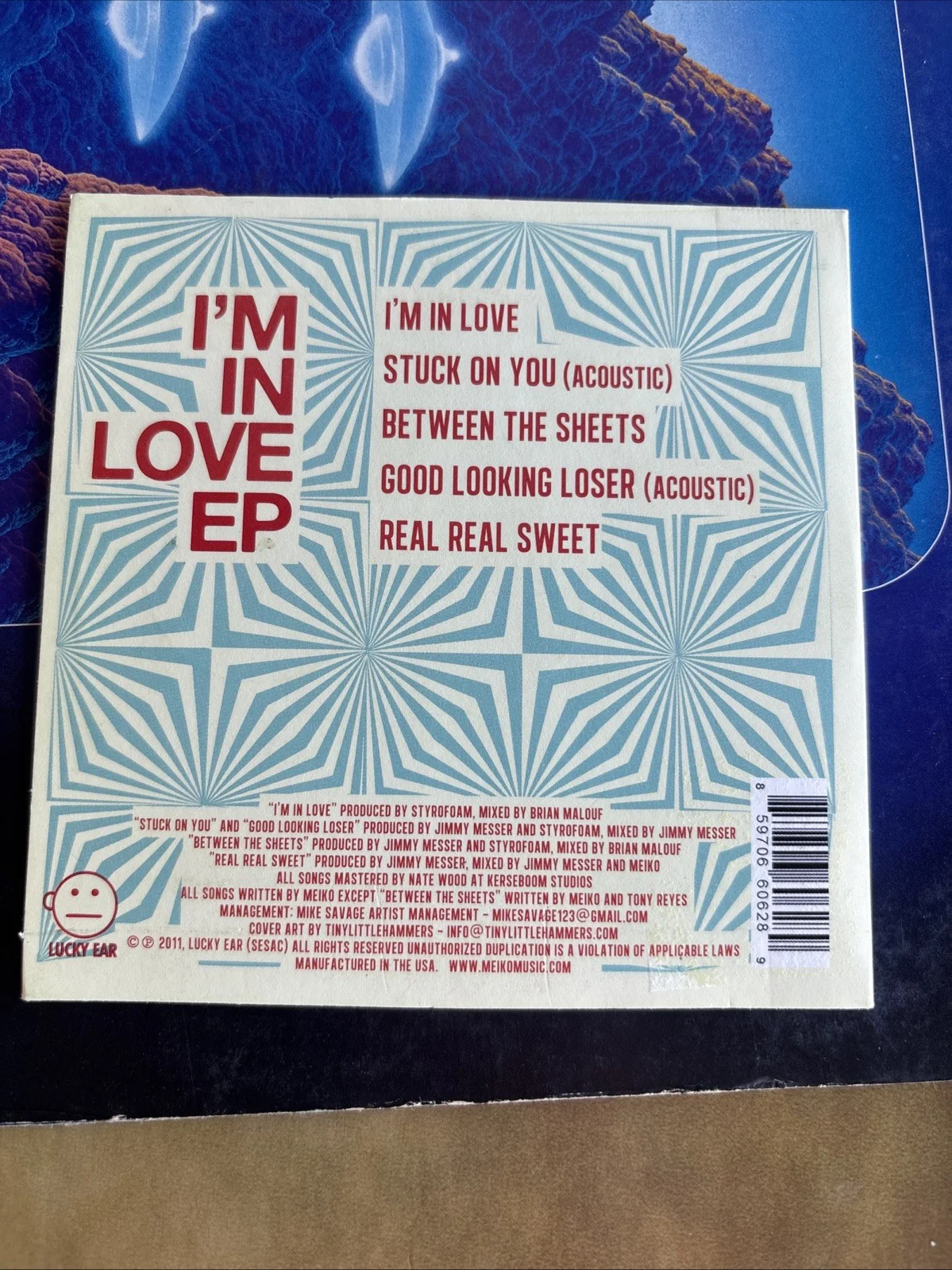 Meiko Cd Signed I’m In Love Ep Cardboard Sleeve Indie Pop Coffeehouse, image 2