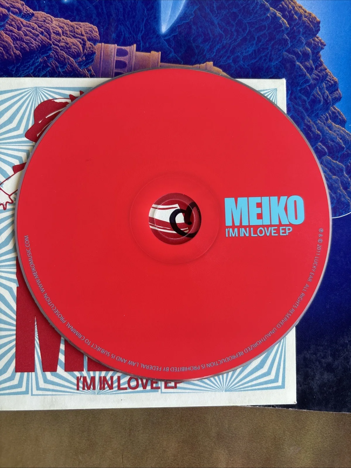 Meiko Cd Signed I’m In Love Ep Cardboard Sleeve Indie Pop Coffeehouse, image 3