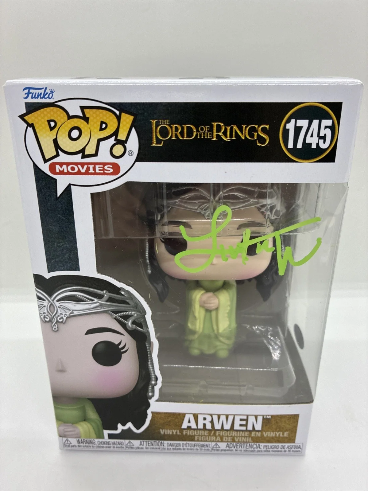 Liv Tyler — LIV TYLER SIGNED Arwen Funko POP #1745 Lord of The Rings - COA