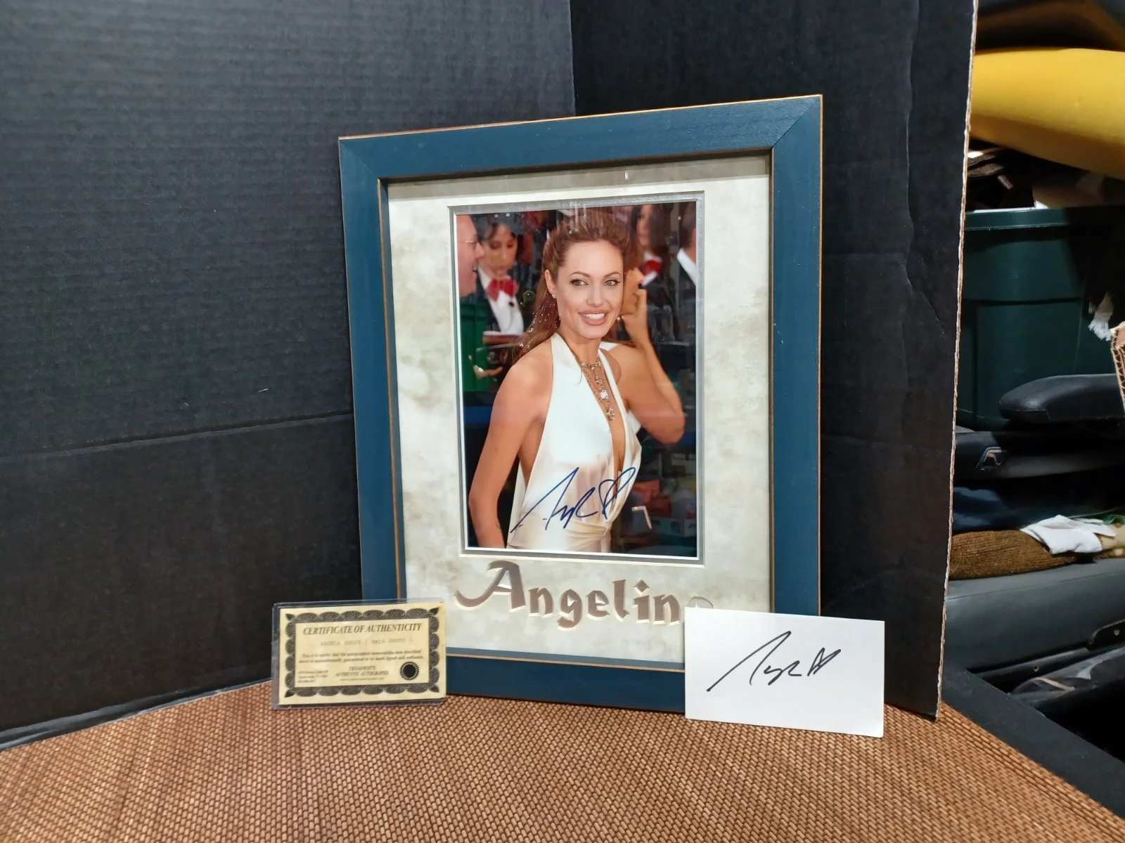Angelina Jolie — Angelina Jolie Autographed Signed Authentic COA Framed Photo