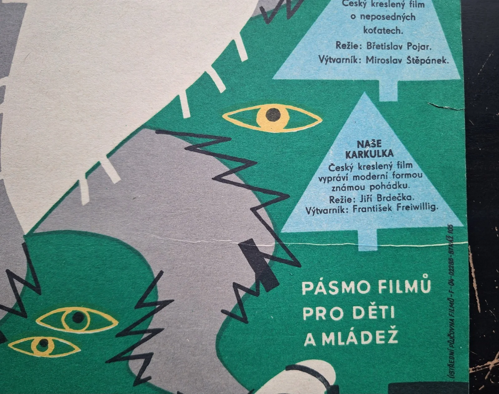 NASE KARKULKA OUR LITTLE RED RIDING HOOD ORIGINAL A3 CZECH MOVIE POSTER VODAKOVA, изображение 4