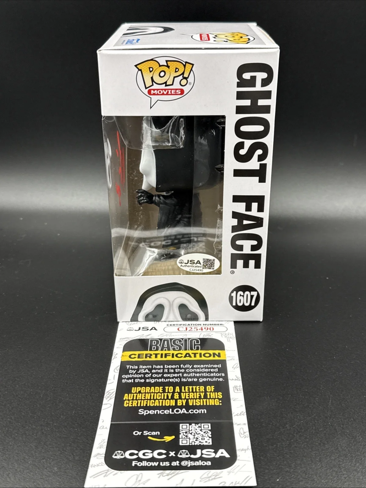 Matthew Lillard — Matthew Lillard Signed Funko Pop #1607 Ghostface Autograph JSA COA Scream, image 4