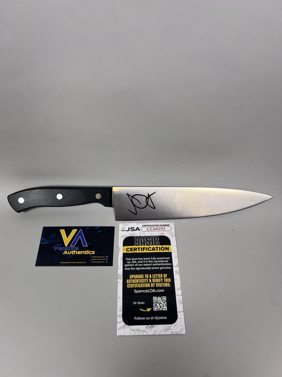 John Carpenter — John Carpenter Signed REAL 8" Steel Knife Halloween Michael Myers w/ JSA COA, image 5