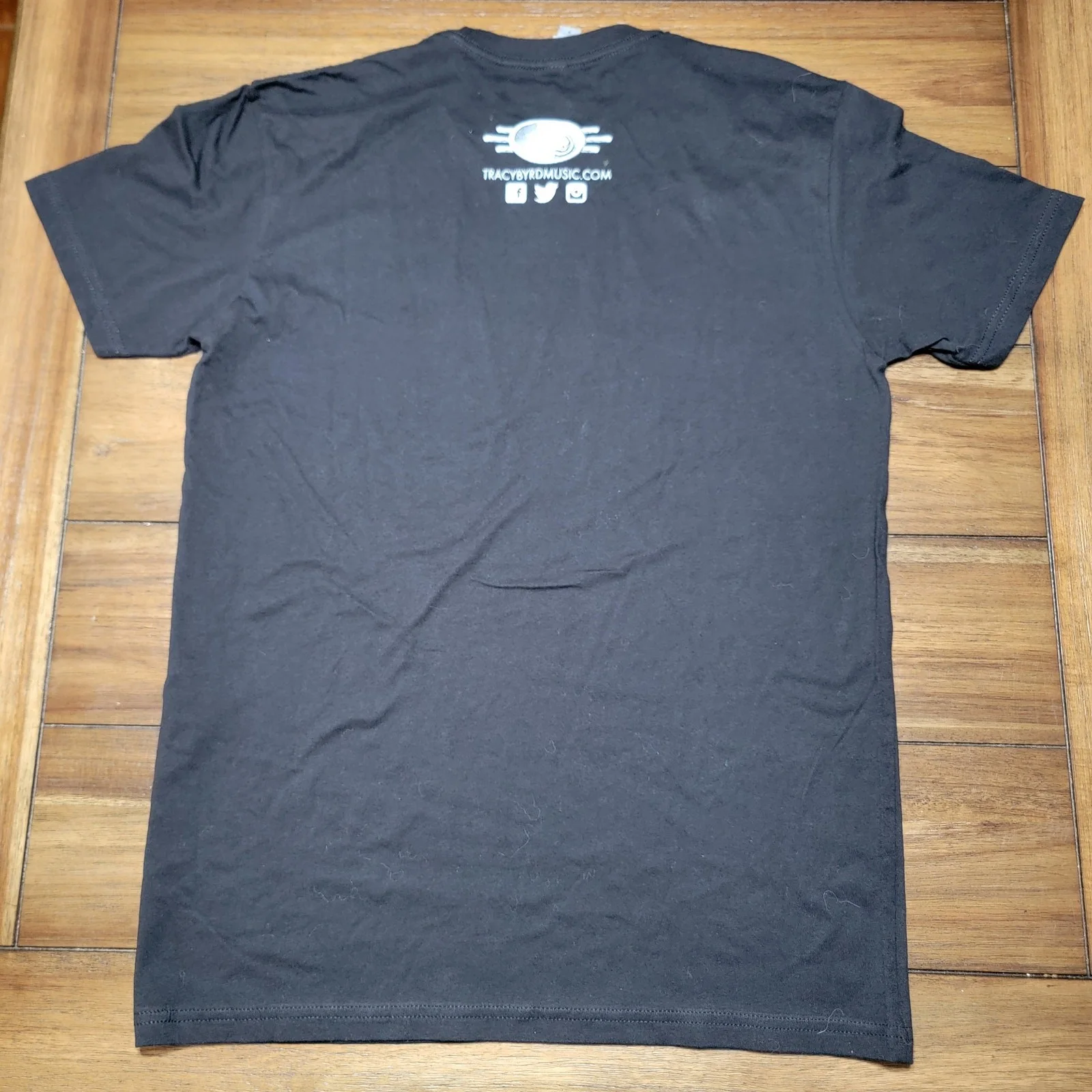 Tracy Byrd Black Unisex Tee "Keeper Of The Stars" w/ Autograph - Size Medium, изображение 4