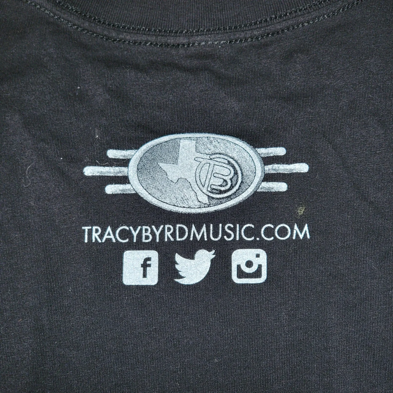 Tracy Byrd Black Unisex Tee "Keeper Of The Stars" w/ Autograph - Size Medium, изображение 5