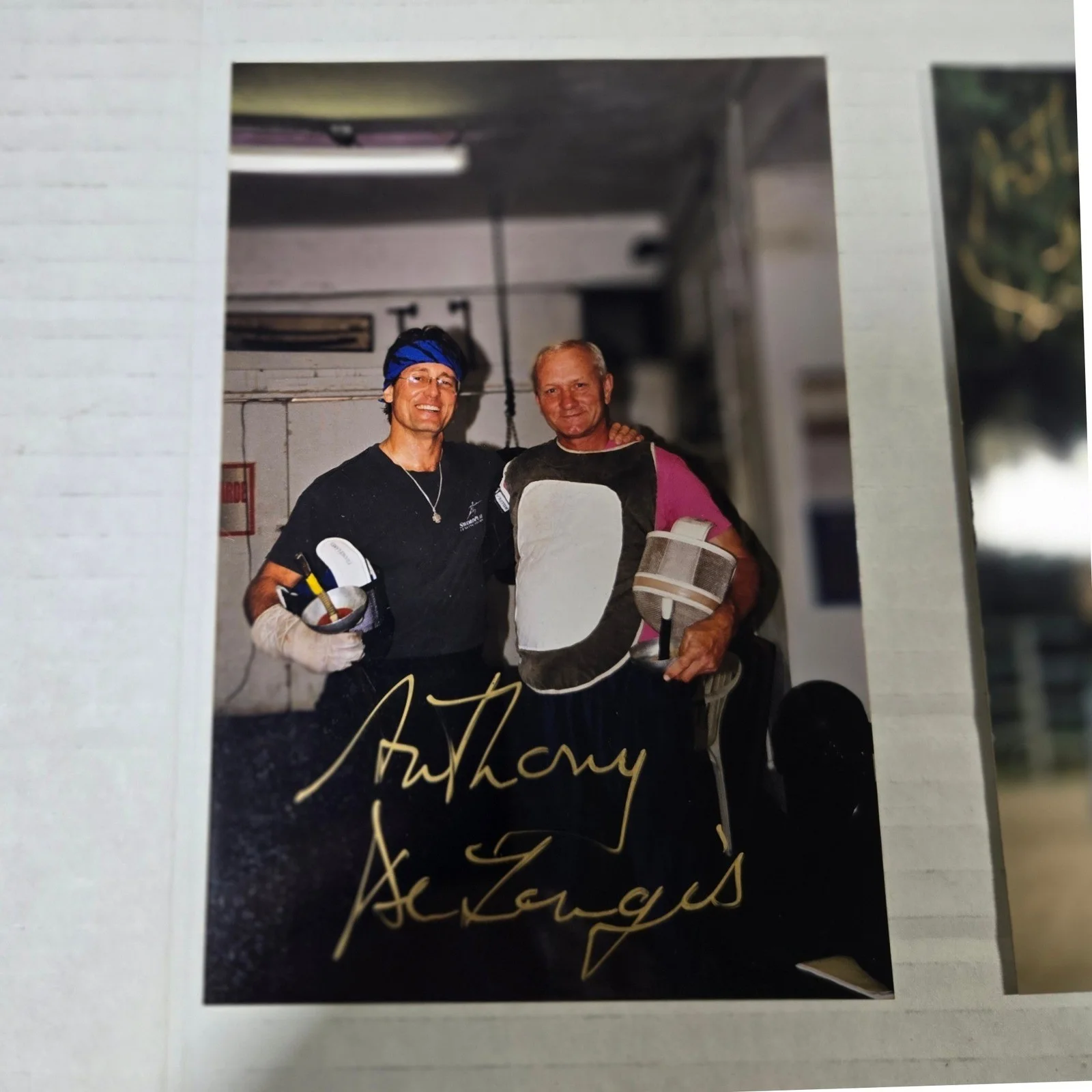 Anthony De Longis Signed Autographed 8x10 Photo Lot of 2 Stuntman Highlander, изображение 2