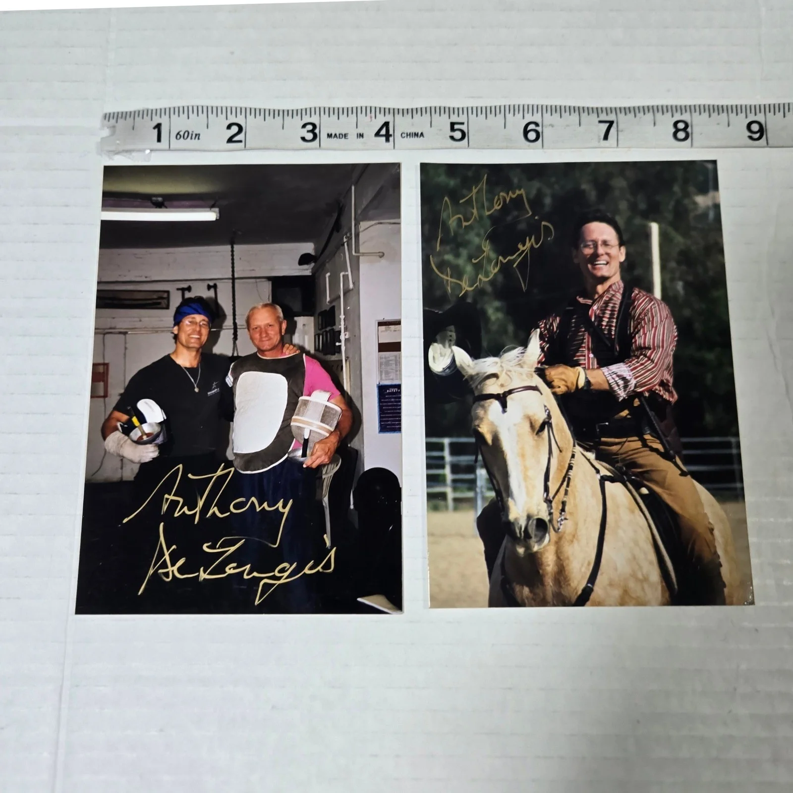 Anthony De Longis Signed Autographed 8x10 Photo Lot of 2 Stuntman Highlander, изображение 4