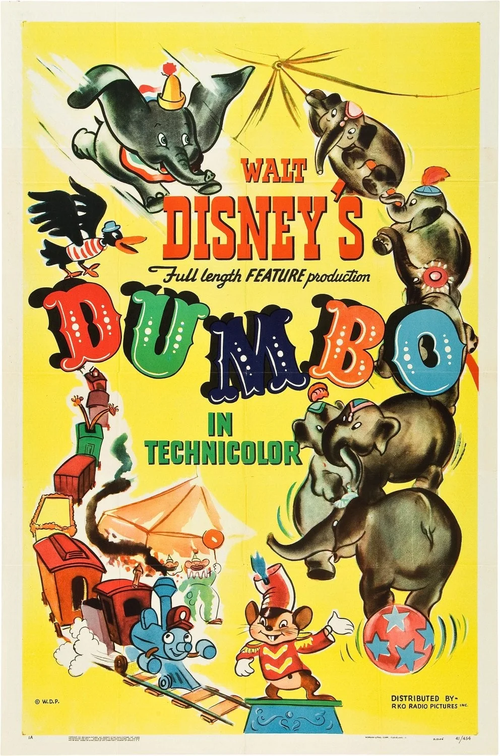 Dumbo 35mm Film Cell strip very Rare var_b, изображение 2