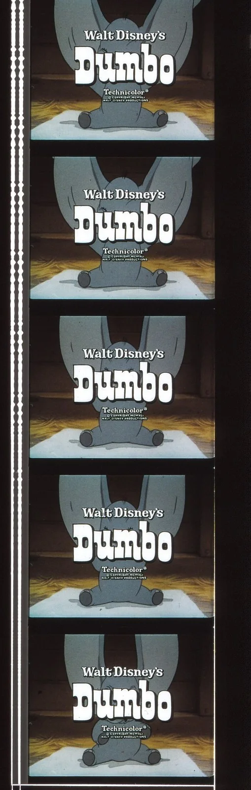 Dumbo 35mm Film Cell strip very Rare var_b, изображение 3