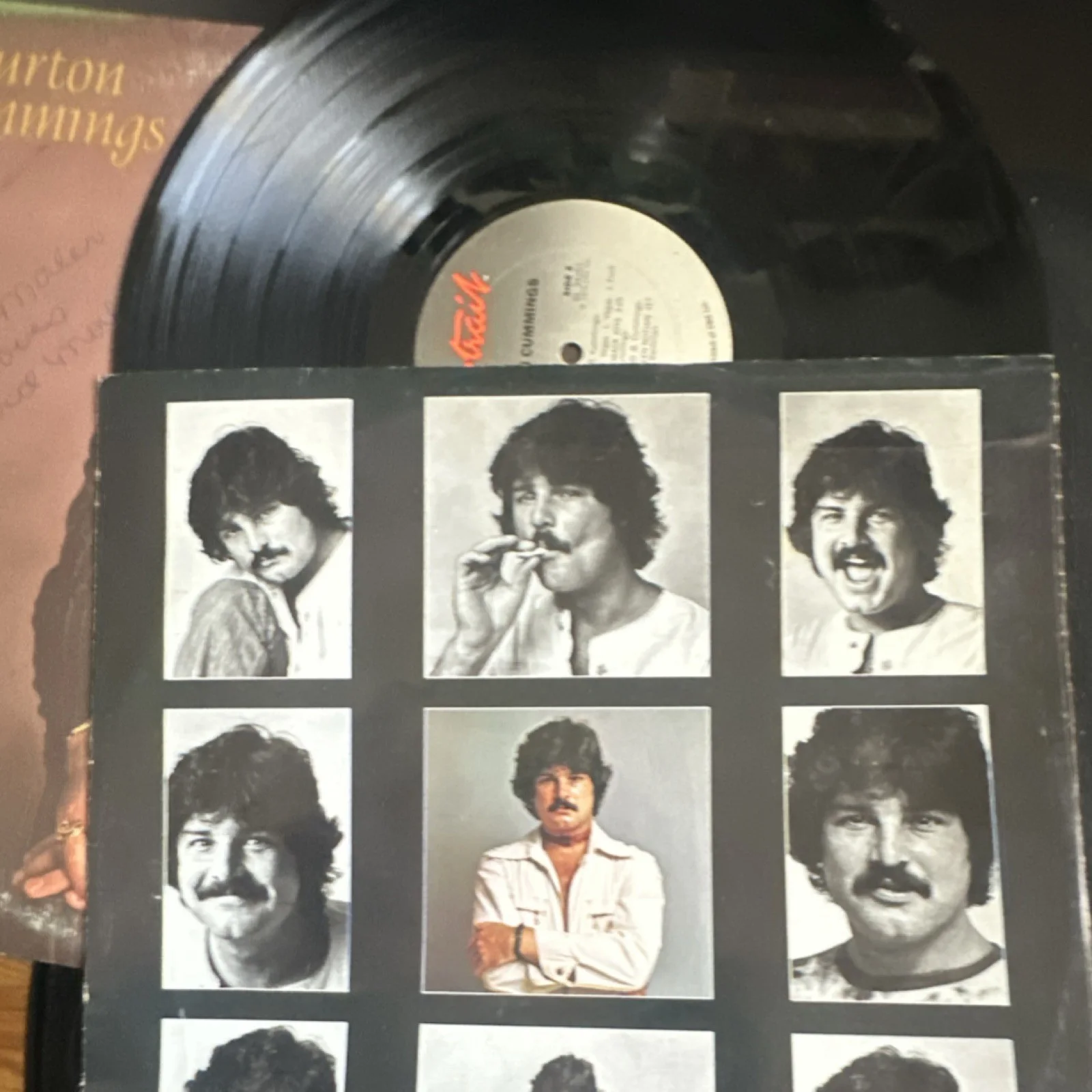 Burton Cummings Portrait Original Signed Music Vinyl Record Album Autographed, изображение 3
