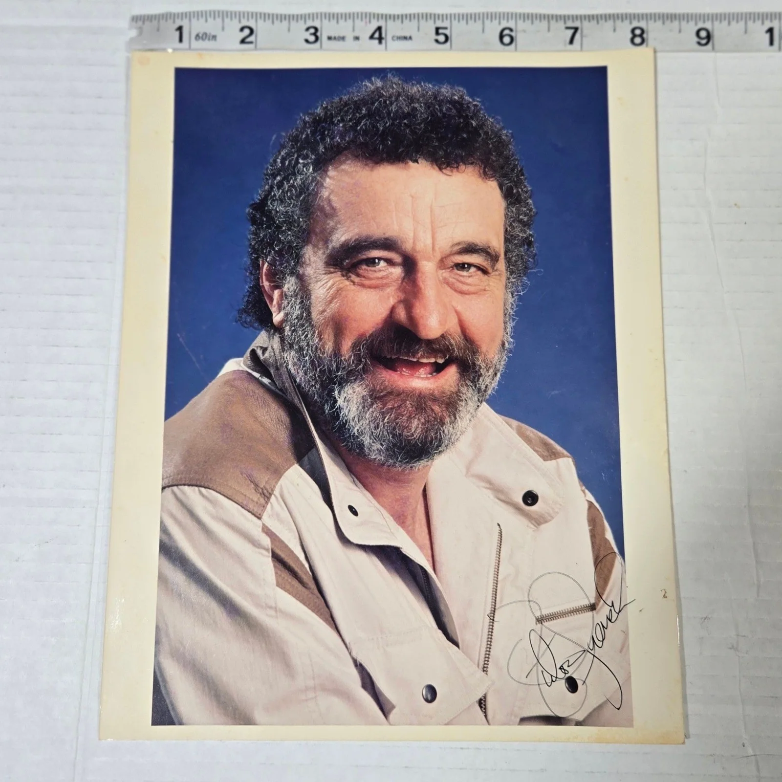 VINTAGE Victor French Autographed Signed 8x10 Photo Little House Highway Heaven, изображение 2