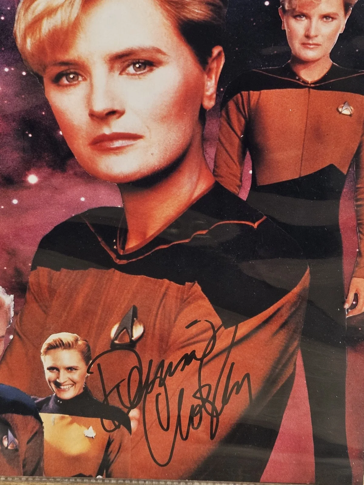 STAR TREK: THE NEXT GENERATION 8x10 signed by Denise Crosby, image 2