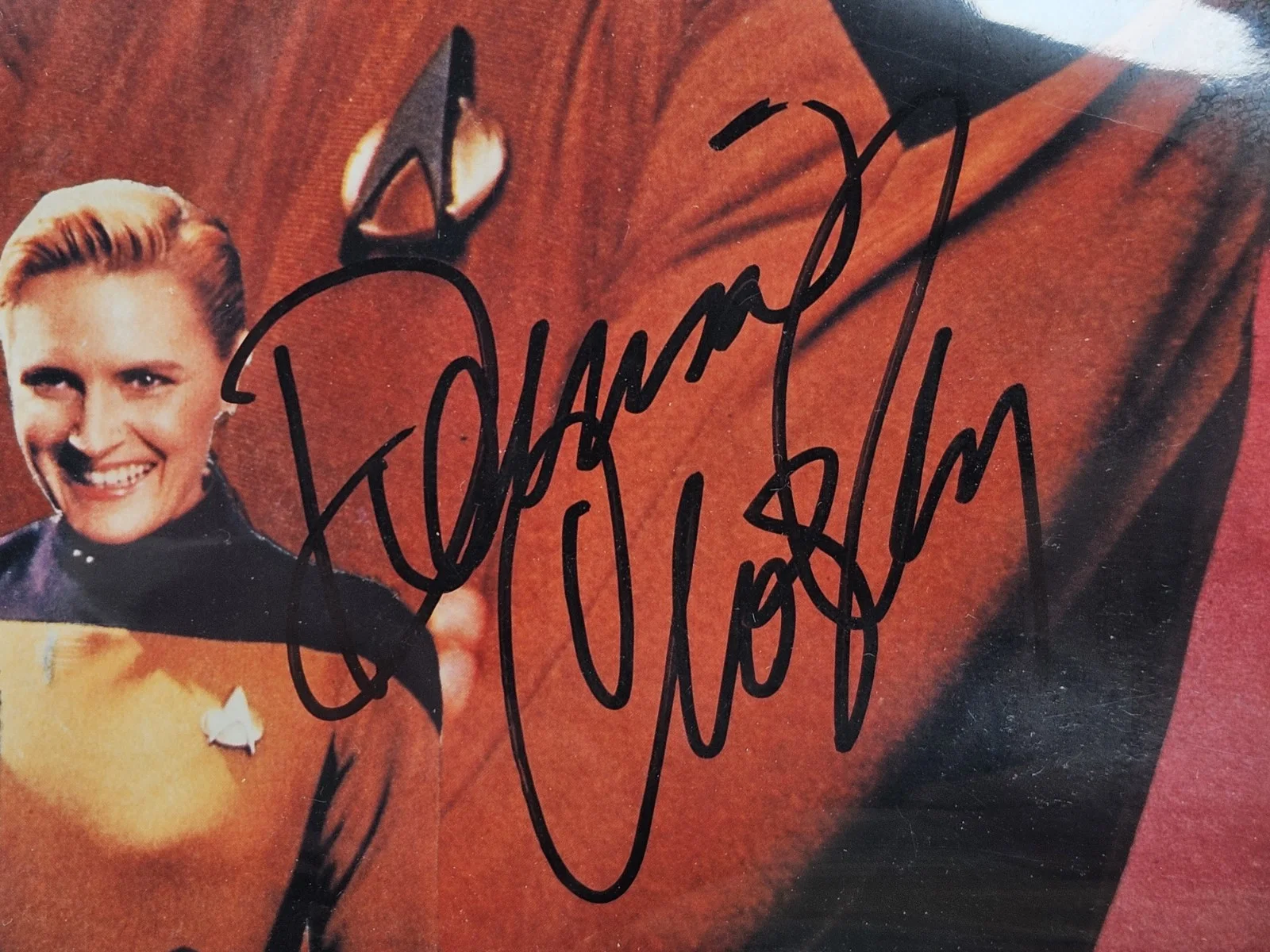 STAR TREK: THE NEXT GENERATION 8x10 signed by Denise Crosby, image 3