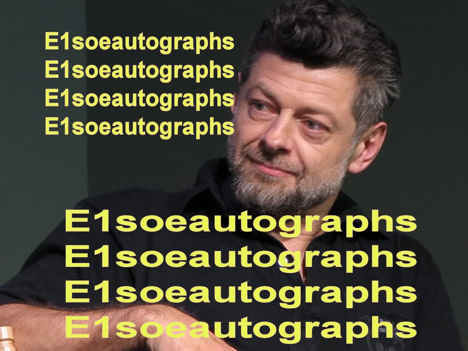 andy series — Andy Serkis signed Tintin 8x10 photo in person. PROOF. Lord of Rings Gollum, изображение 5