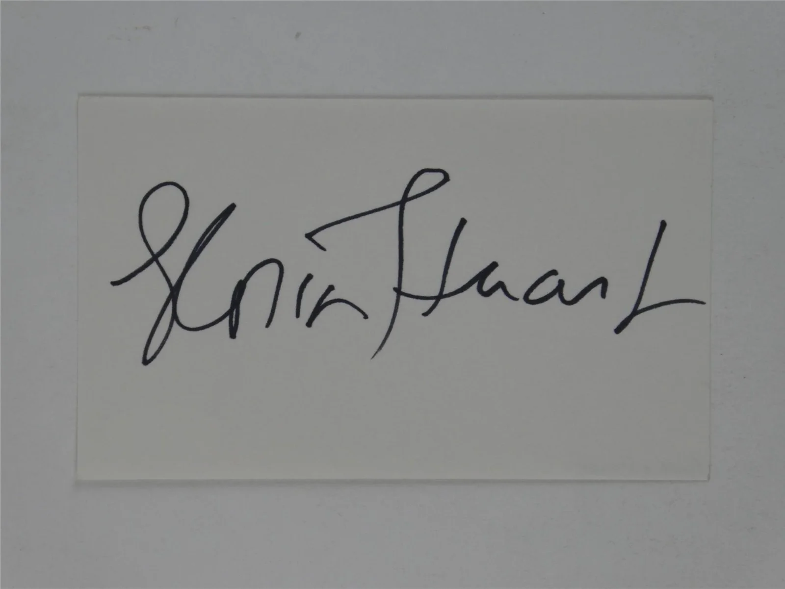 Gloria Stuart — Gloria Stuart Signed 3x5 Index Card Autographed Titanic JSA COA, image 2