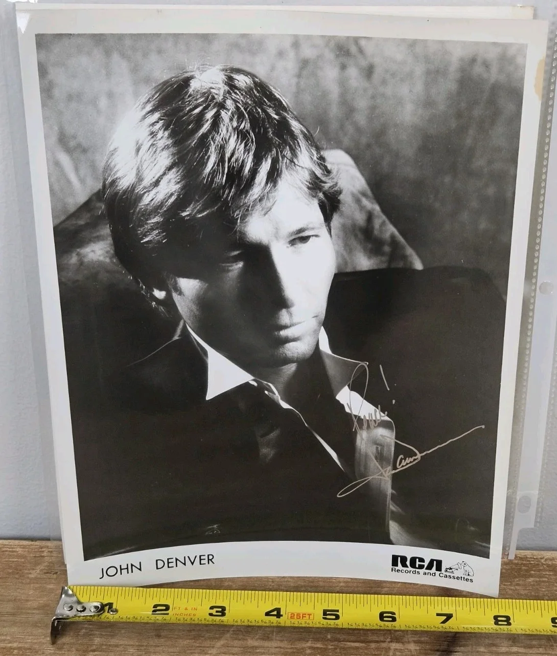 John Denver Signed 8 x 10 Photo Vintage Autograph Original RCA, изображение 5