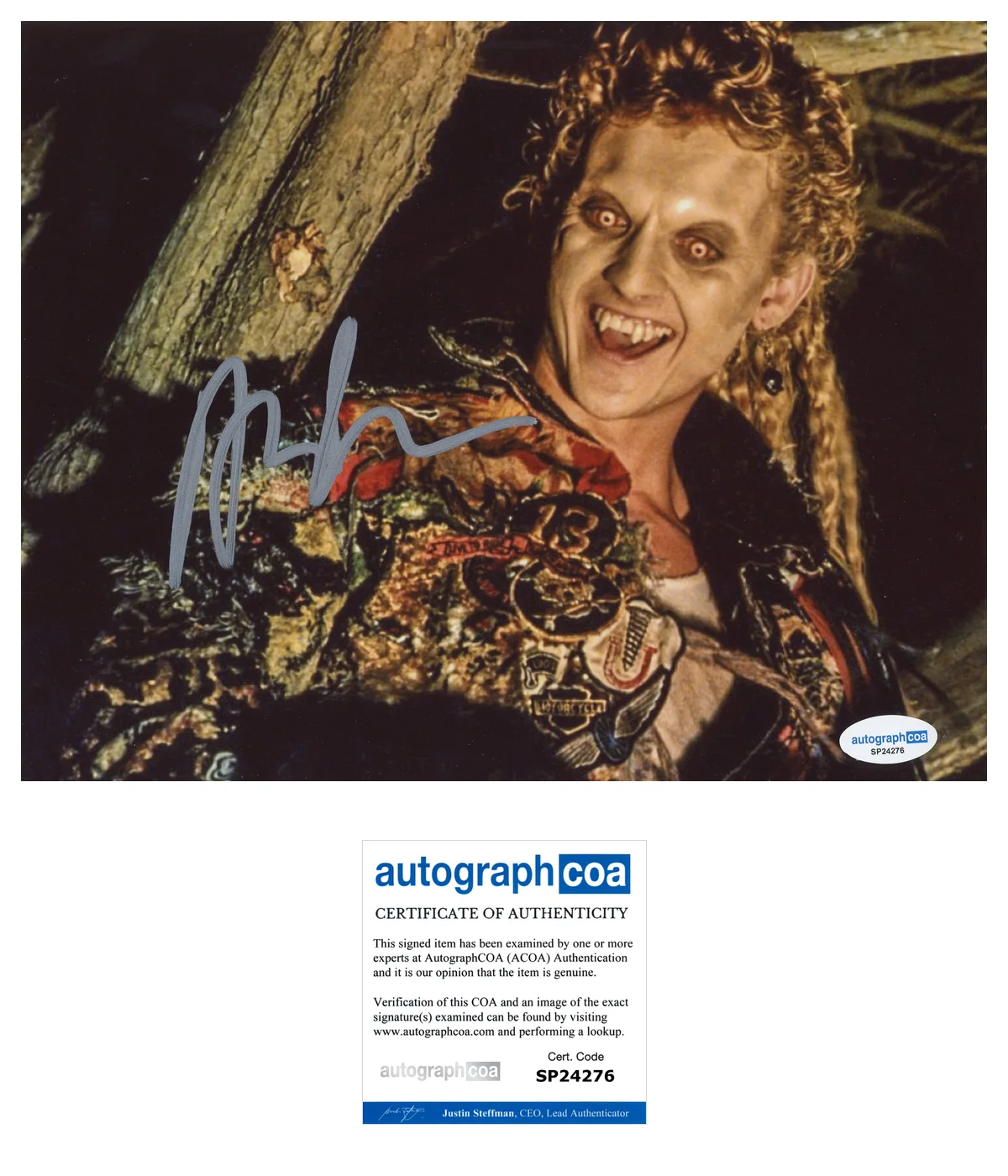 Alex Winter — Alex Winter Signed Autographed THE LOST BOYS Marco 8x10 Photo EXACT Proof ACOA