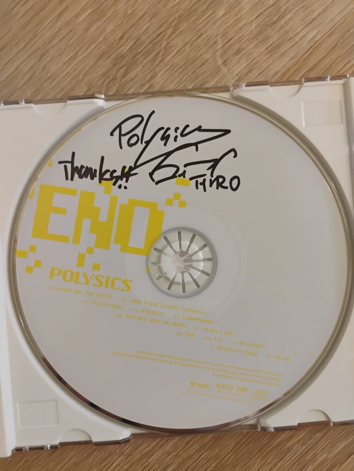 Signed - Polysics Eno CD - Signed by Guitarist, image 2