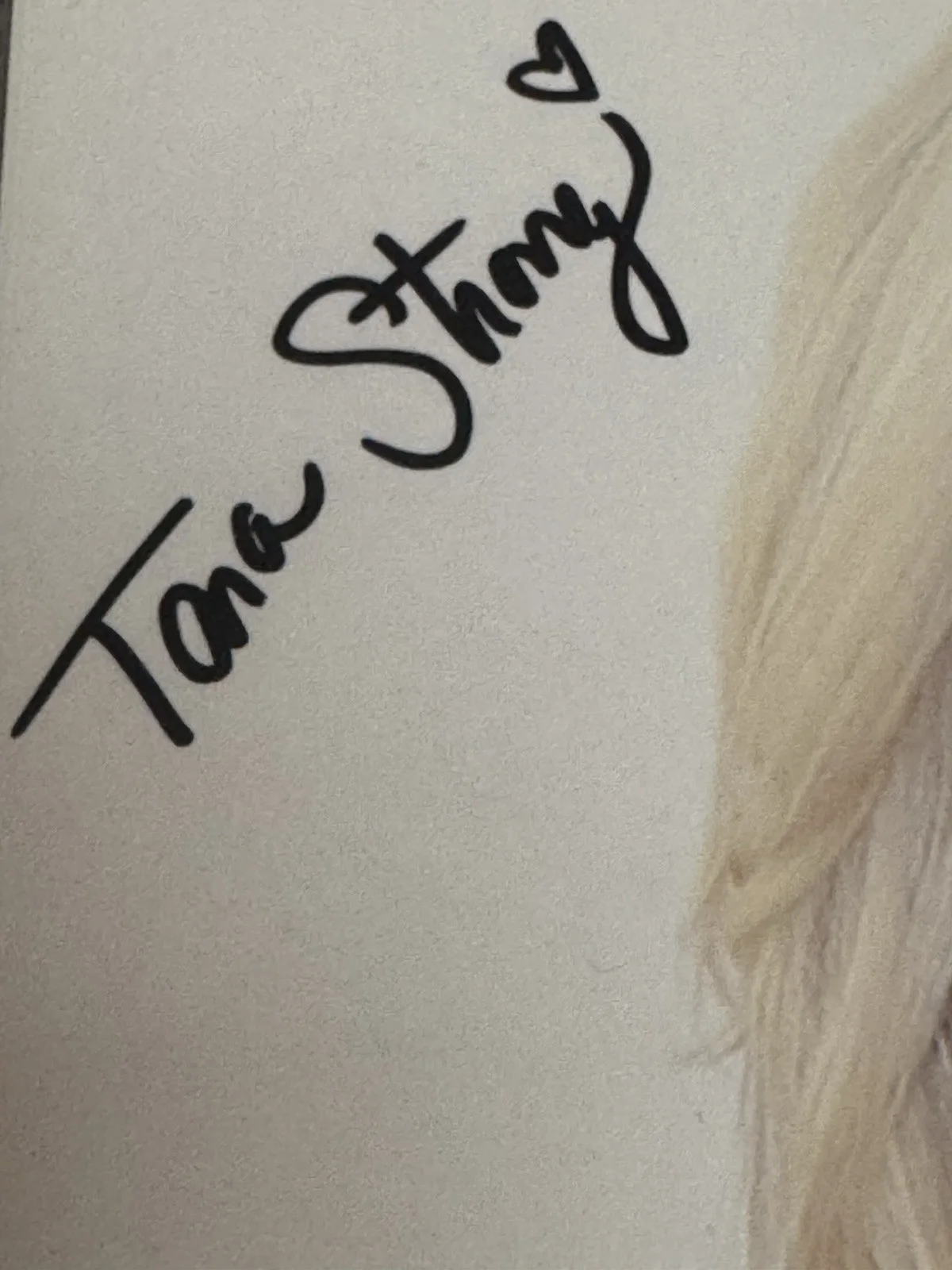 Tara Strong signed 8x10 photo with COA Canadian Actress and voice over Star, изображение 2