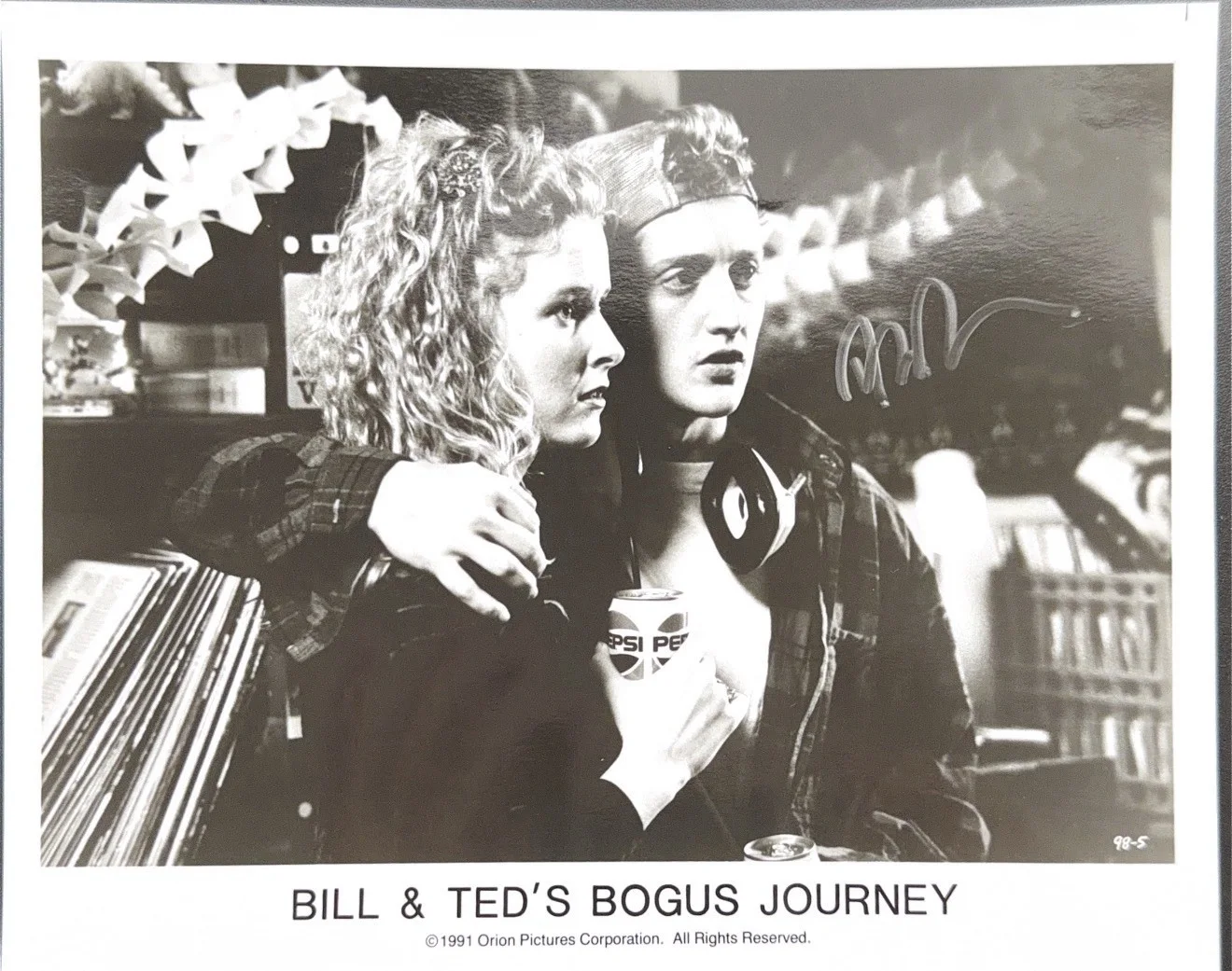 Alex Winter — ORIGINAL ALEX WINTER SIGNED BILL & TED’S BOGUS JOURNEY 8x10 PHOTO AUTOGRAPH