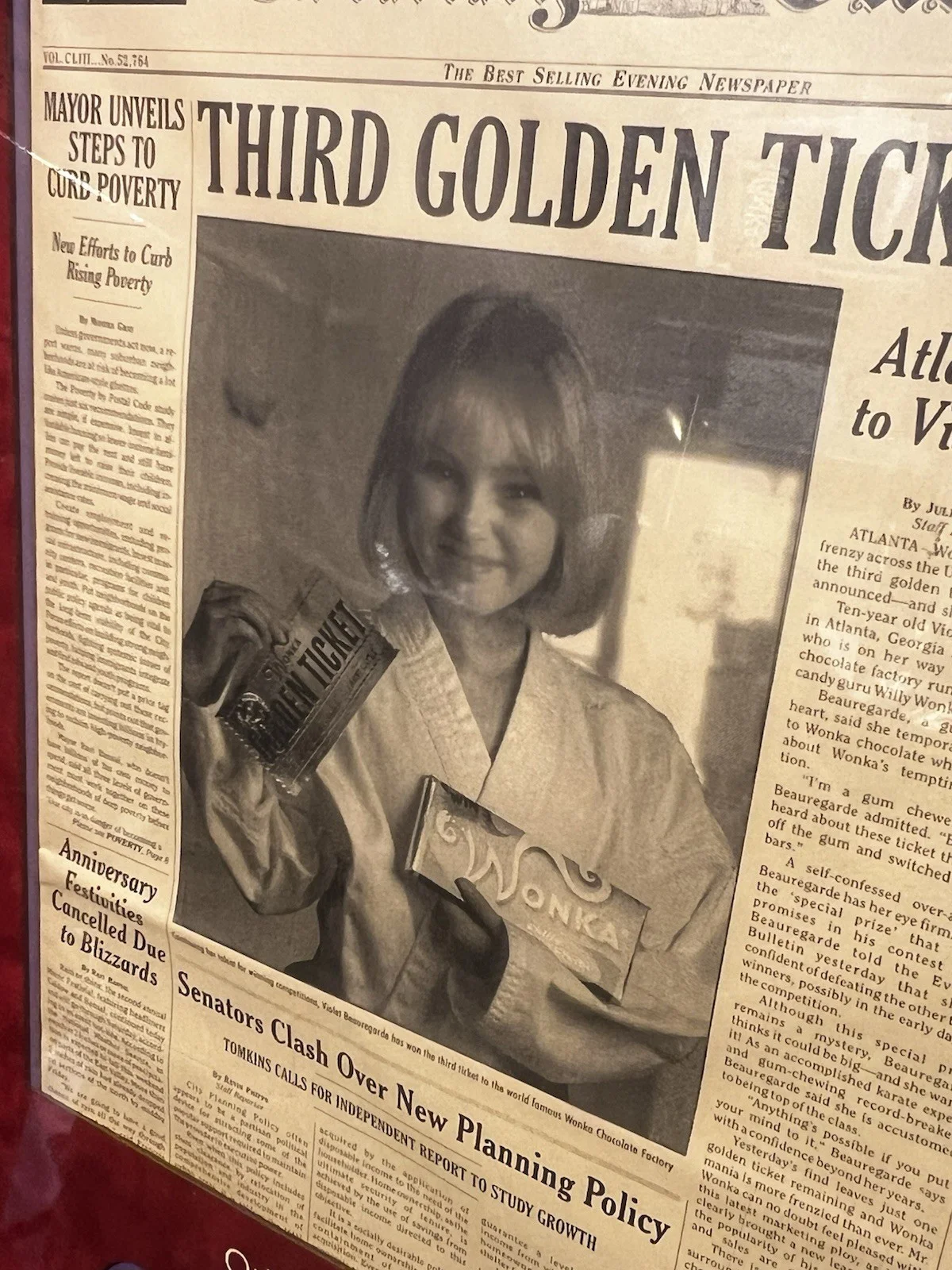 Charlie & The Chocolate Factory Prop Newspaper - Rare, image 4